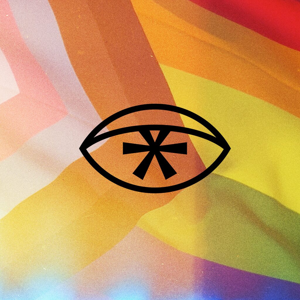 A stylized image of a pride flag overlaid with the Significant Other logo