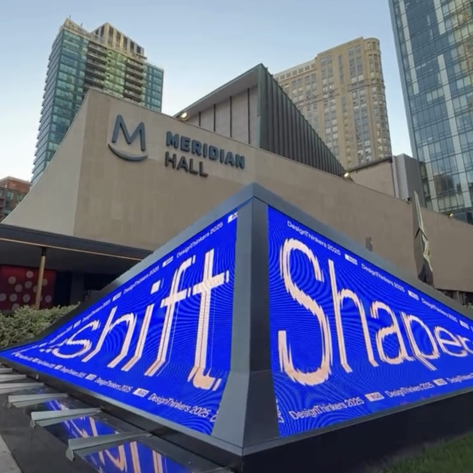 Instagram post about Significant Other's experiences at DesignThinkers 2025 showing the exterior of Meridian Hall in Toronto.
